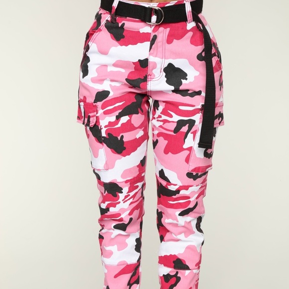fashion nova pink joggers